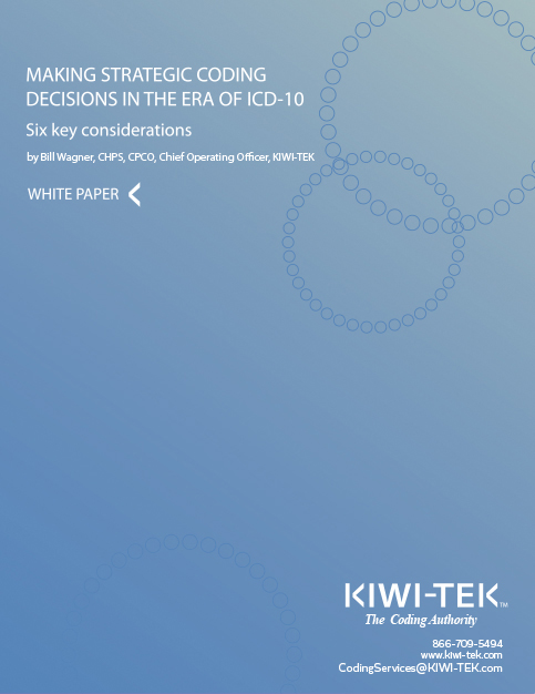 Making Strategic Coding Decisions in the Era of ICD-10 white paper cover